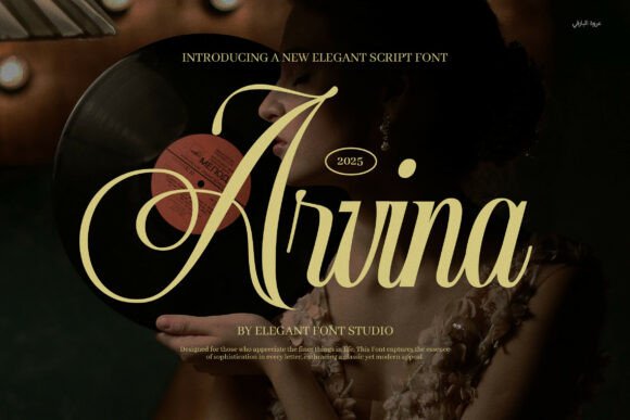 Arvina: Elevating Design with Elegant Script Typography