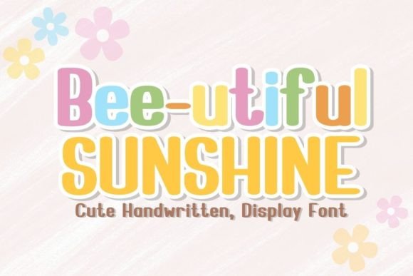 Bee-utiful Sunshine: A Radiant Script for Modern Design