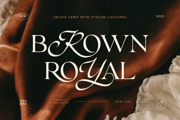 Brown Royal: Elevate Your Design with Dual-Style Typography