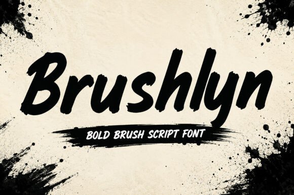 Brushlyn: The Bold Brush Script Font for Dynamic Branding