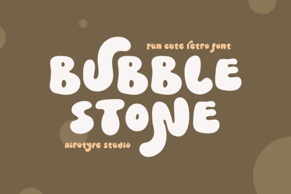 Bubble Stone: A Fun, Bubbly Retro Font for Modern Design