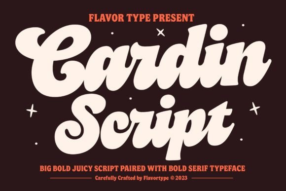Cardin Duo: A Dynamic Font Pairing for Bold Design