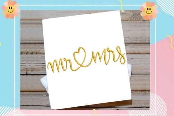 Chic Mr. and Mrs. Script: Elevating Wedding Design Projects