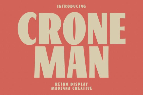 Croneman: The Retro Sans Display Font for Modern Design