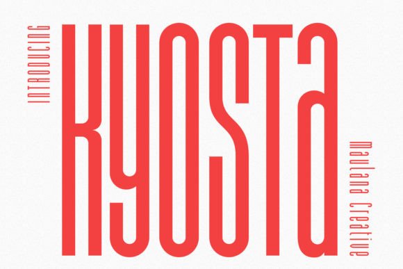 Kyosta: Elevating Modern Typography with Compressed Sans Design