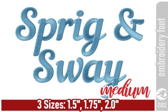 Mastering Elegance: Sprig & Sway Script Embroidery Font