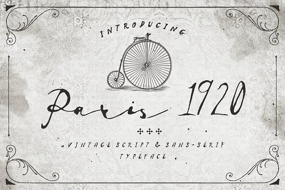Paris 1920: A Vintage Font for Modern Design