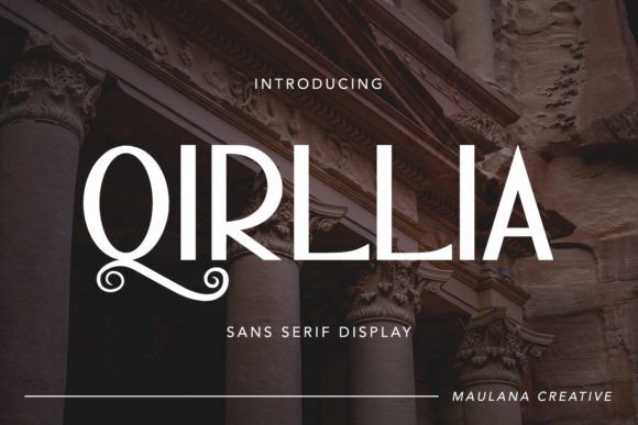 Qirllia: A Modern Display Font for Creative Impact