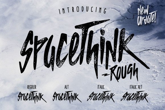 Spacethink: A Bold Font for Authentic Branding