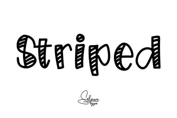 Striped: A Fun & Quirky Display Font for Modern Design
