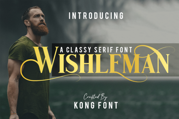 Wishleman: A Modern Serif Font for Creative Projects